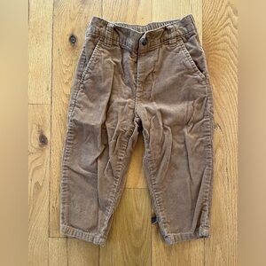 Old Navy corduroy elastic waist toddler pants, 18-24m